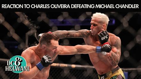 Charles Oliveira earns TKO win over Michael Chandler to claim UFC.